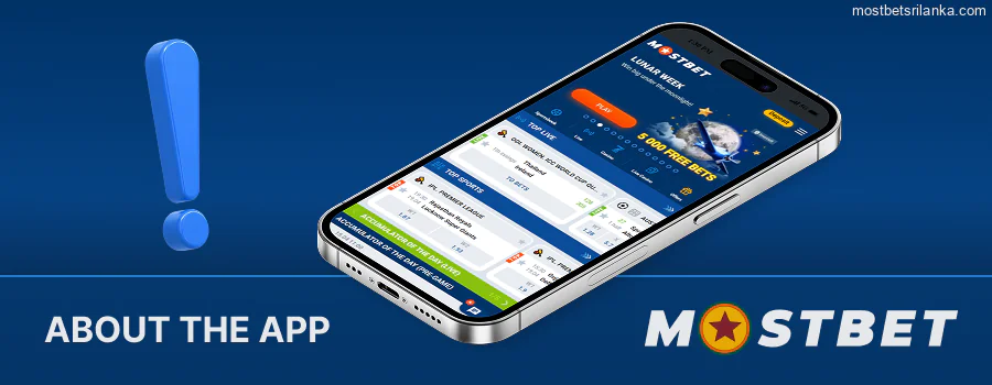 Mostbet app: betting, casino, same features as on PC