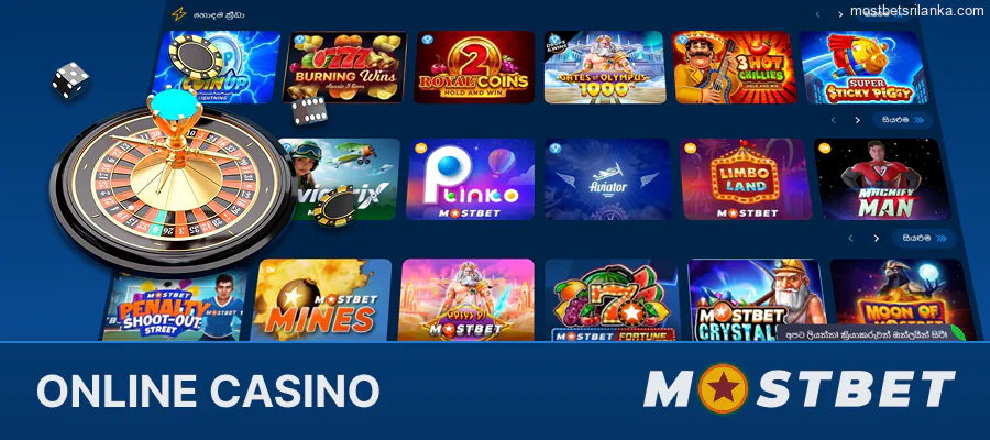 Enjoy great online casino games at Mostbet