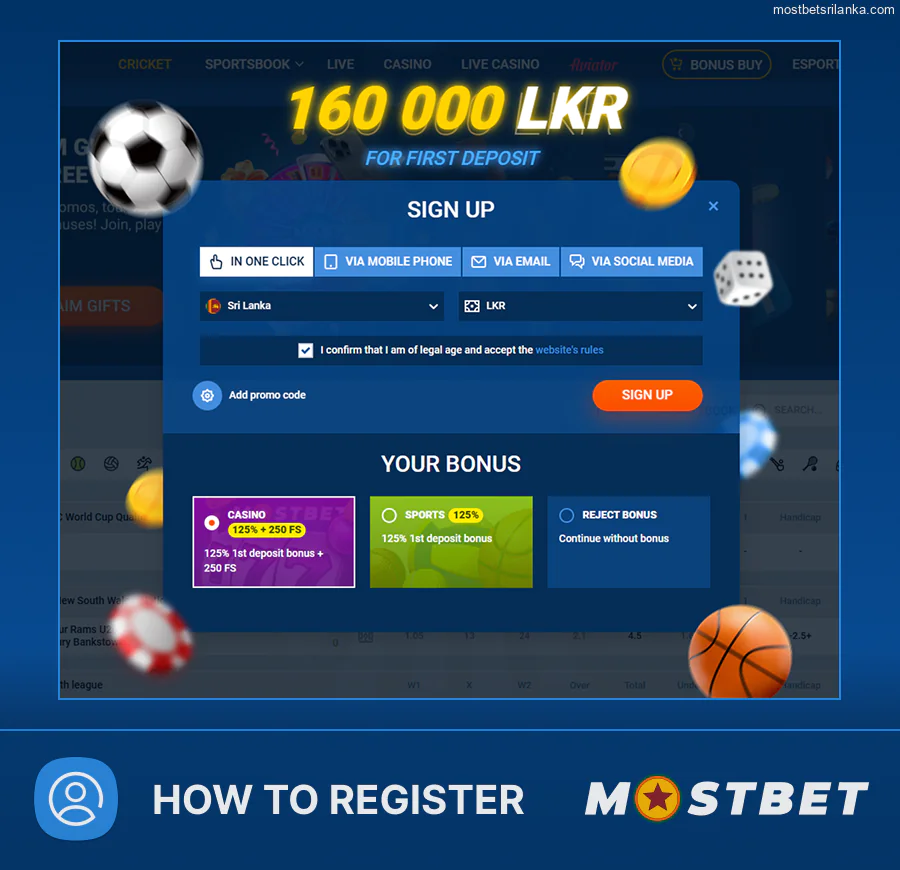 Join Mostbet: Quick and easy registration