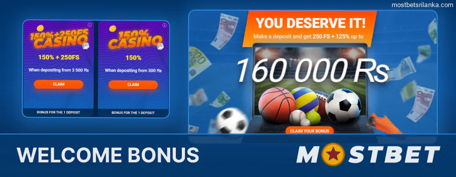Get your Mostbet welcome bonus immediately upon joining